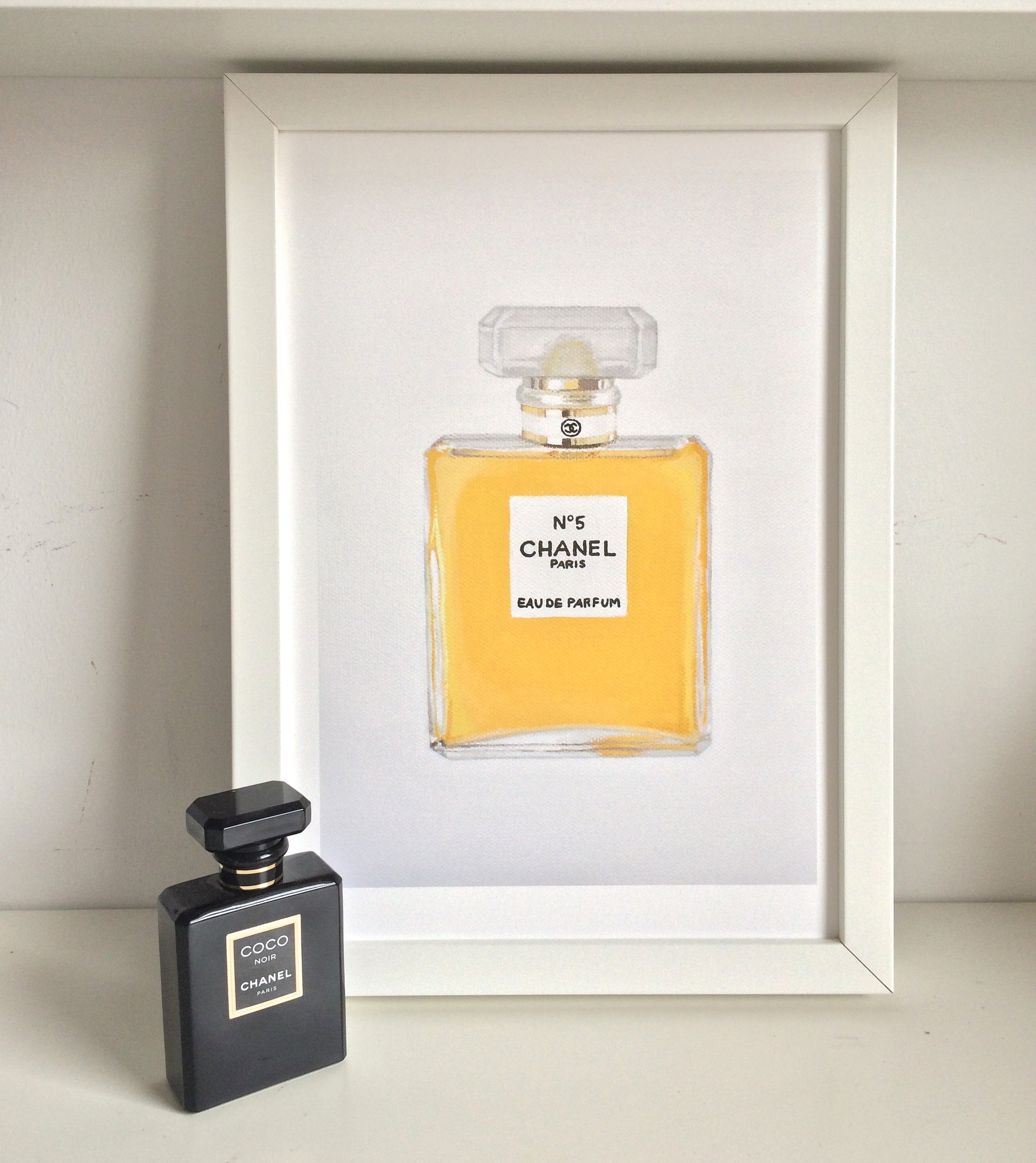 Chanel No 5 Painting at PaintingValley.com | Explore collection of ...