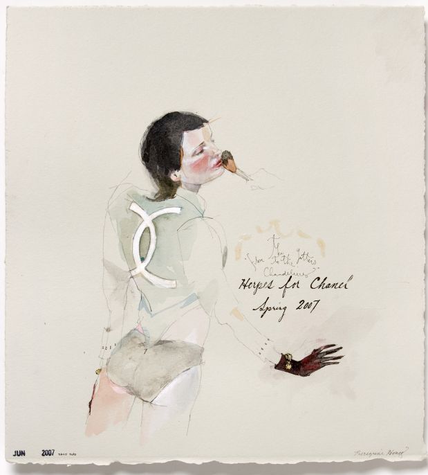 619x686 Peregrine Honig - Chanel Painting