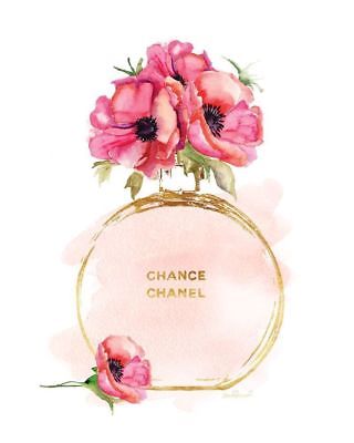 320x400 Chanel Perfume Art Paris Quality Canvas Print Painting Drawing - Chanel Painting