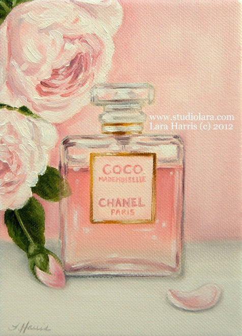 476x662 Custom C Is For Chanel Original Painting In Oil By Lara - Chanel Painting