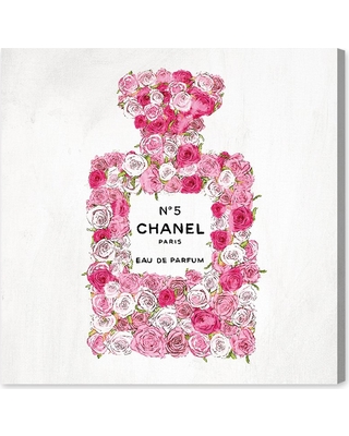 320x400 Hugo Ridge Interiors Amp Luxury Lifestyle Pink Flower Chanel - Chanel Perfume Bottle Painting