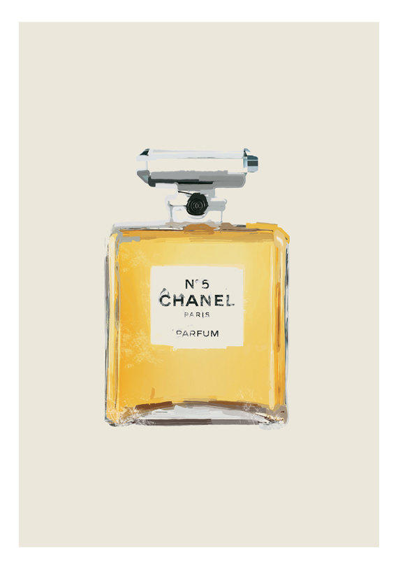 570x814 Shop Chanel Bottle Posters On Wanelo - Chanel Perfume Bottle Painting