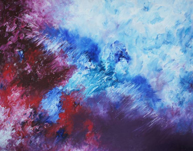 770x600 Saatchi Art Changing. Painting By Anna Balashova - Changing Painting