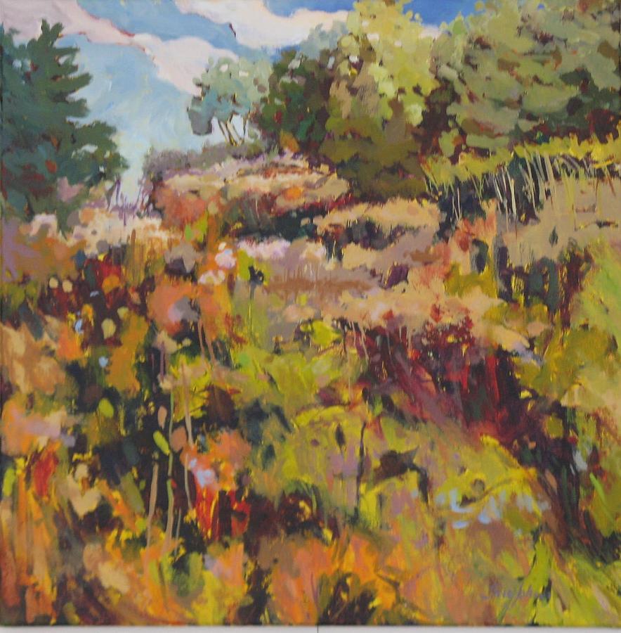 884x900 Changing Seasons Painting By Sue Johns - Changing Seasons Painting