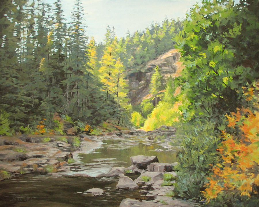 900x719 Changing Seasons Painting By Karen Ilari - Changing Seasons Painting