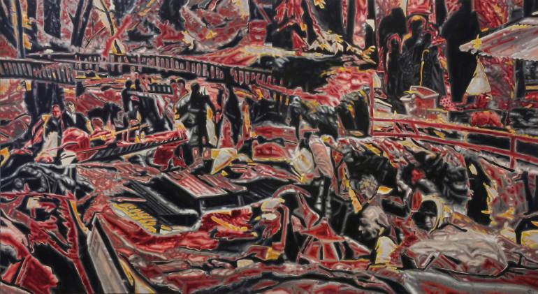 770x421 Saatchi Art Chaos Painting By Mustafa Orkun - Chaos Painting