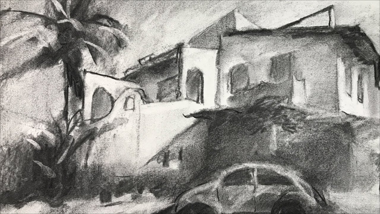 1280x720 Charcoal Drawing Techniques - Charcoal Painting Images