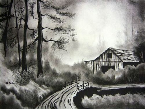 500x375 Charcoal Painting, Abstract Amp Contemporary Paintings Art Life - Charcoal Painting Images