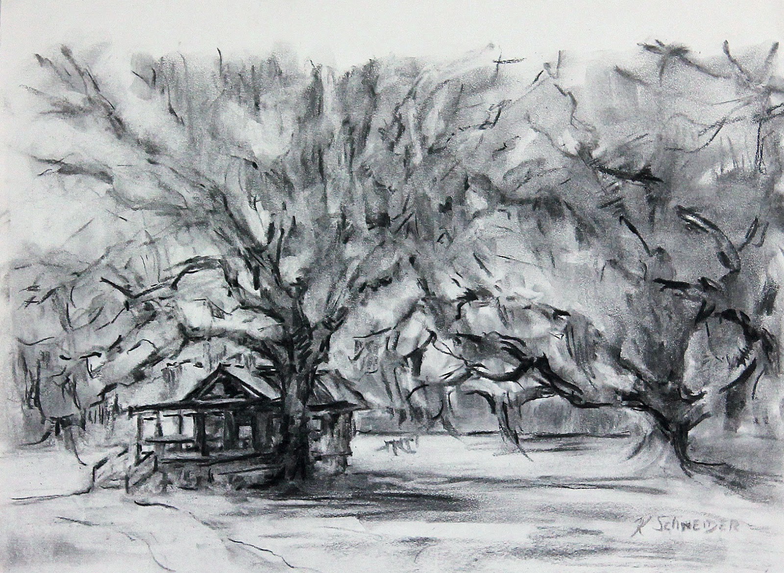 Charcoal Painting On Canvas At Explore Collection