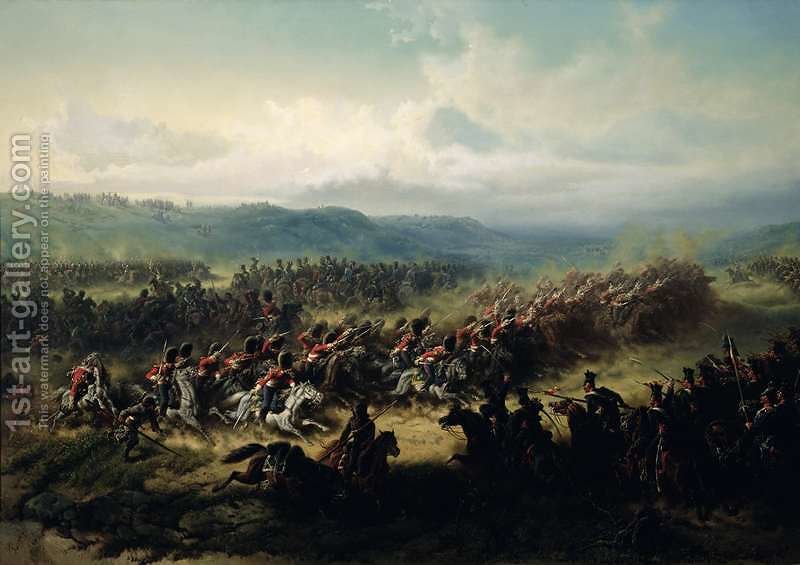 800x565 Charge Of The Light Brigade Friedrich Kaiser Reproduction 1st - Charge Of The Light Brigade Painting