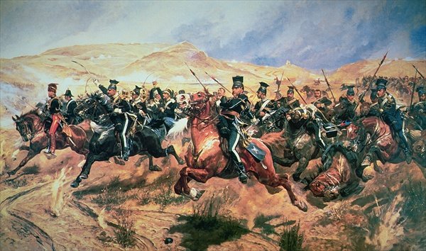 600x354 Charge Of The Light Brigade. Painting By Richard Caton Woodville - Charge Of The Light Brigade Painting