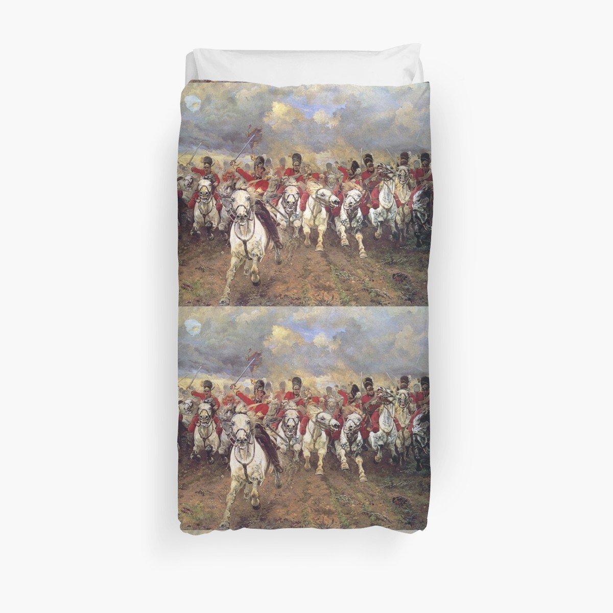1200x1200 Scotland Forever! 1881, Battle Waterloo, Lady Butler, Charge - Charge Of The Scots Greys Painting