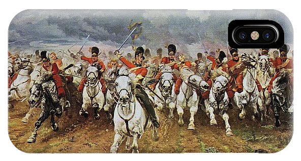 592x316 Scotland Forever. The Royal Scots Greys Iphone X Case For Sale By - Charge Of The Scots Greys Painting