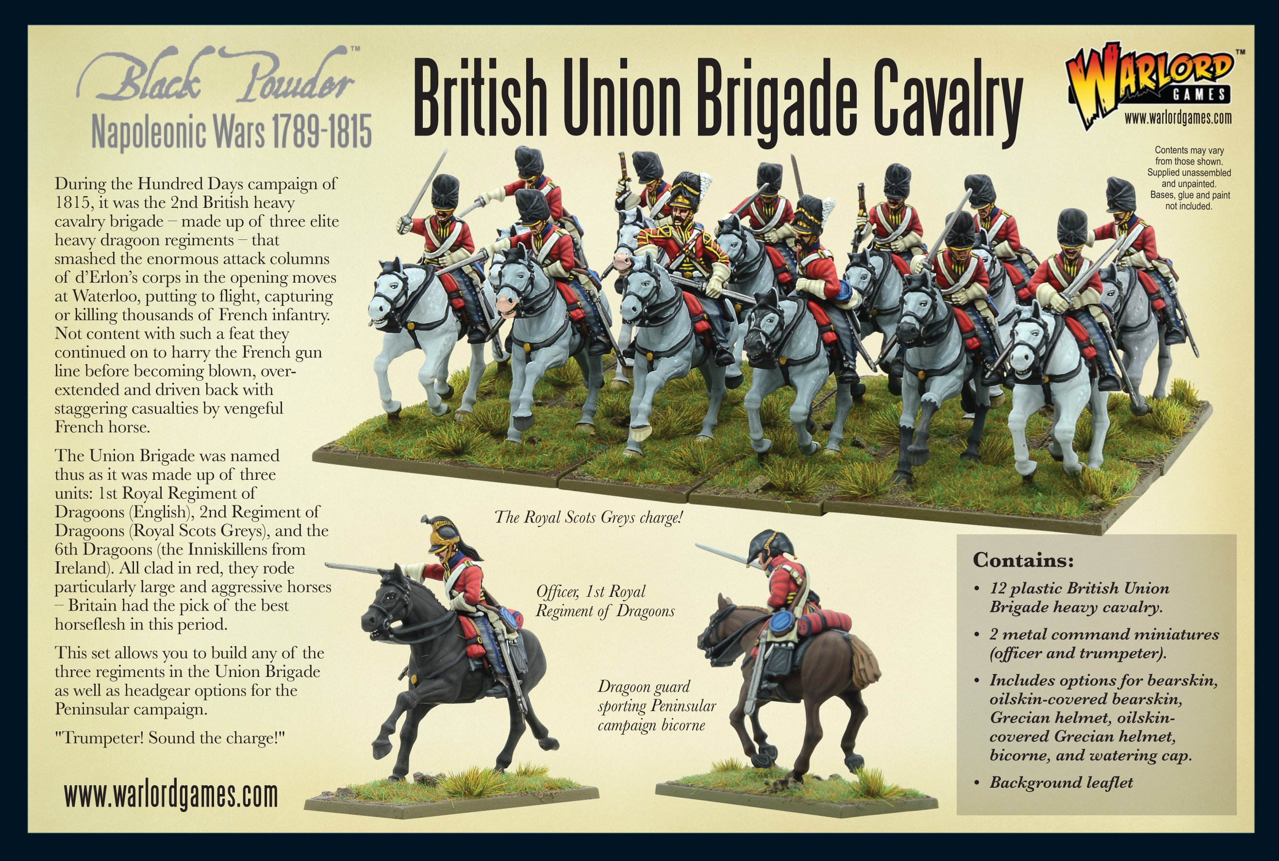 2635x1773 British Union Brigade - Charge Of The Scots Greys Painting