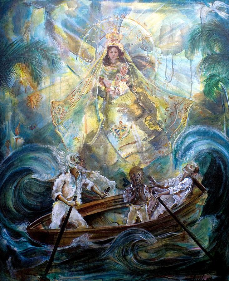 734x900 Our Lady Of Charity - Charity Painting