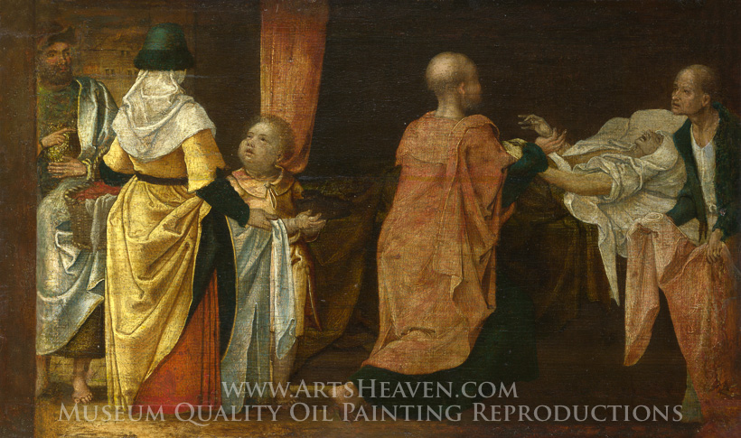 820x485 Reproduction Painting Netherlandish Painter Acts Of Charity, Hand - Charity Painting