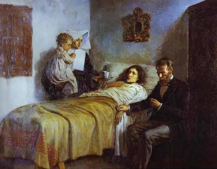 725x567 Science And Charity By Pablo Picasso Oil Painting Art Gallery - Charity Painting