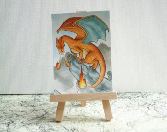 340x270 Charizard Painting Etsy - Charizard Painting