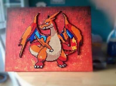 396x292 Mega Charizard Painting For Sale In Tallaght, Dublin From Matthew - Charizard Painting
