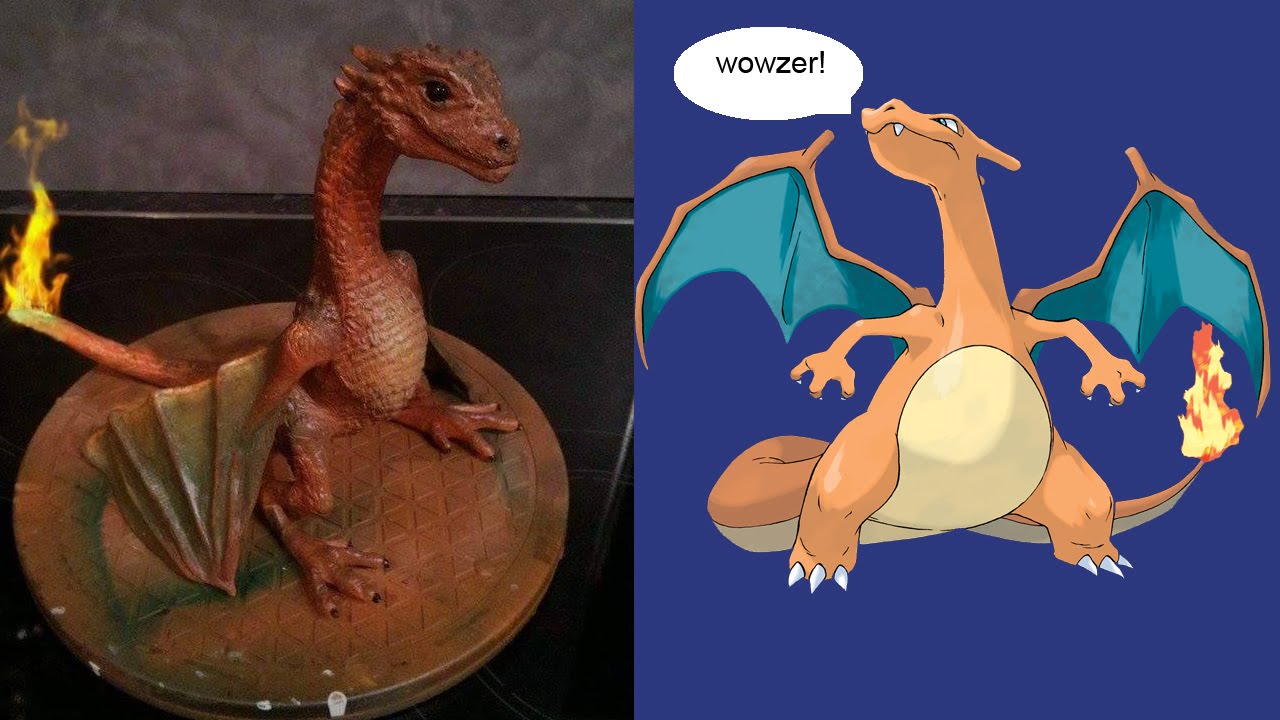 1280x720 Painting Charizard Style Drogon - Charizard Painting