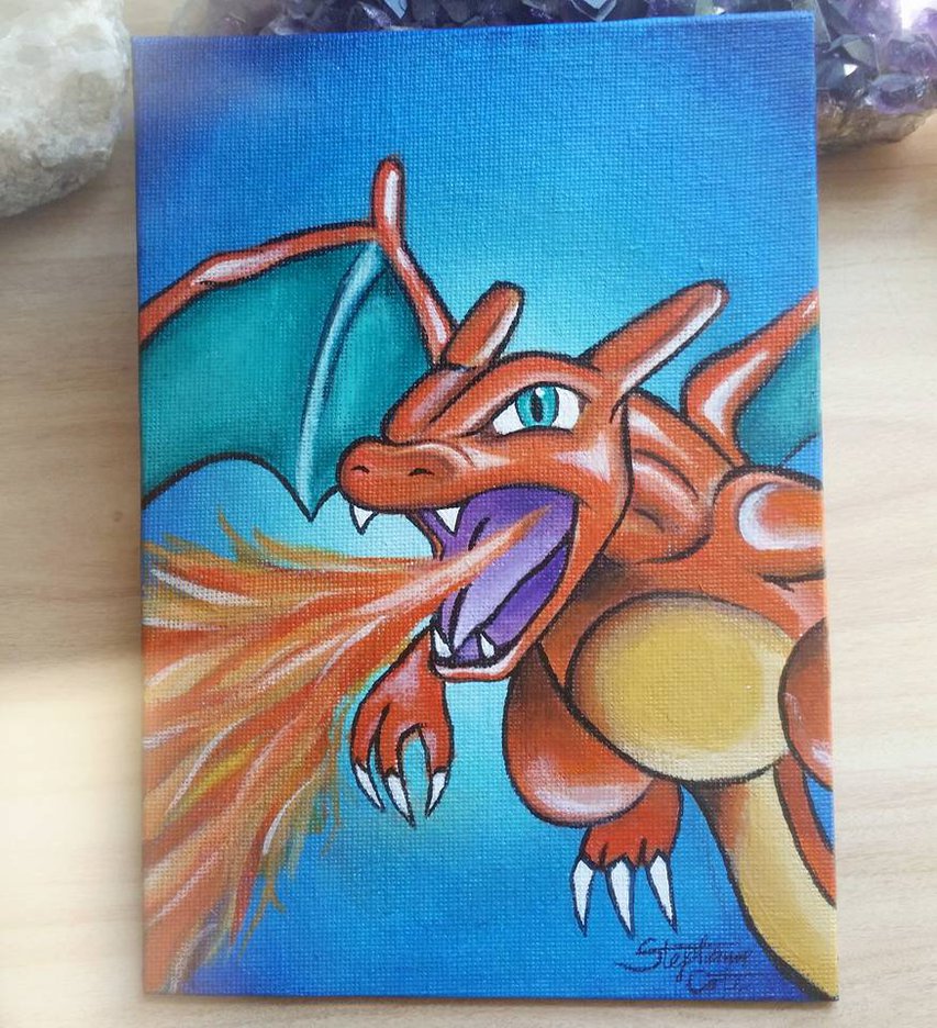 Charizard Painting at PaintingValley.com | Explore collection of ...