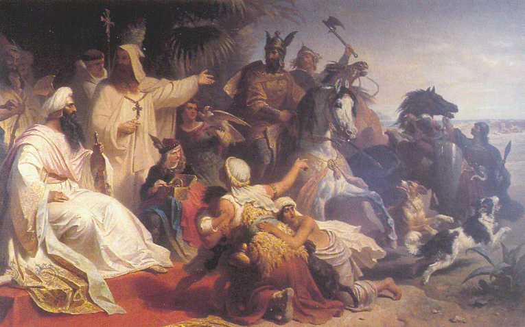 765x477 Fileharun Charlemagne.jpg - Charlemagne Painting