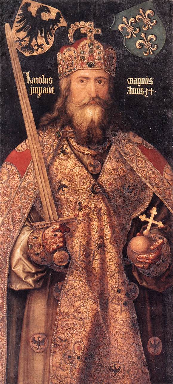580x1286 Charlemagne, By Albrecht - Charlemagne Painting
