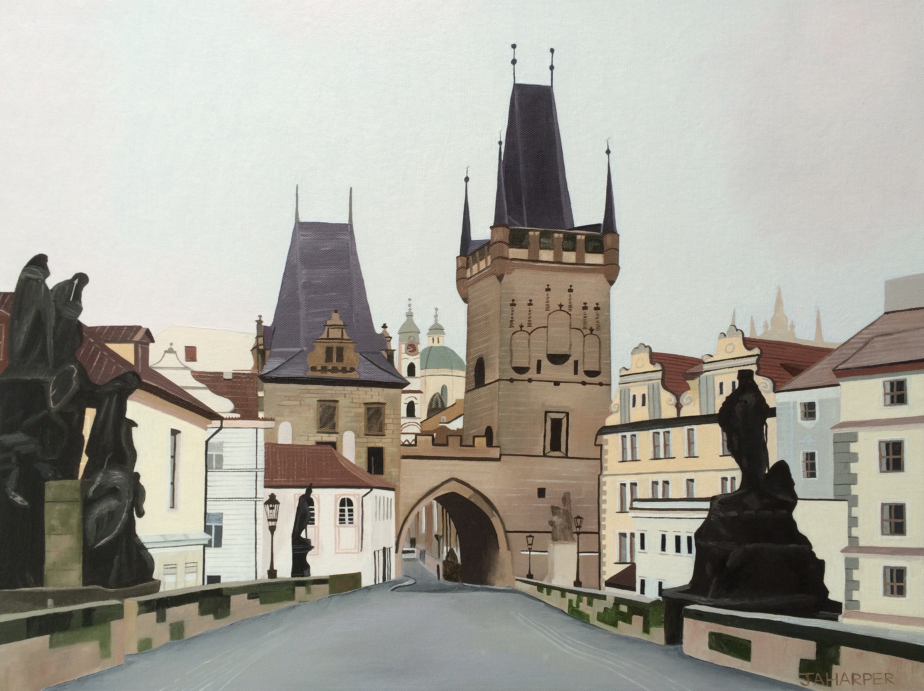 3001x2245 Charles Bridge - Charles Bridge Painting