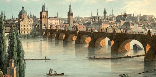 500x249 Places To Visit In Prague Prague Post - Charles Bridge Painting