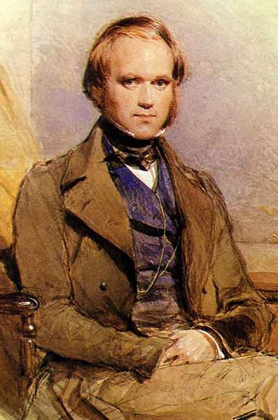 397x599 Charles Darwin Painting Evolution Themes Charles - Charles Darwin Painting