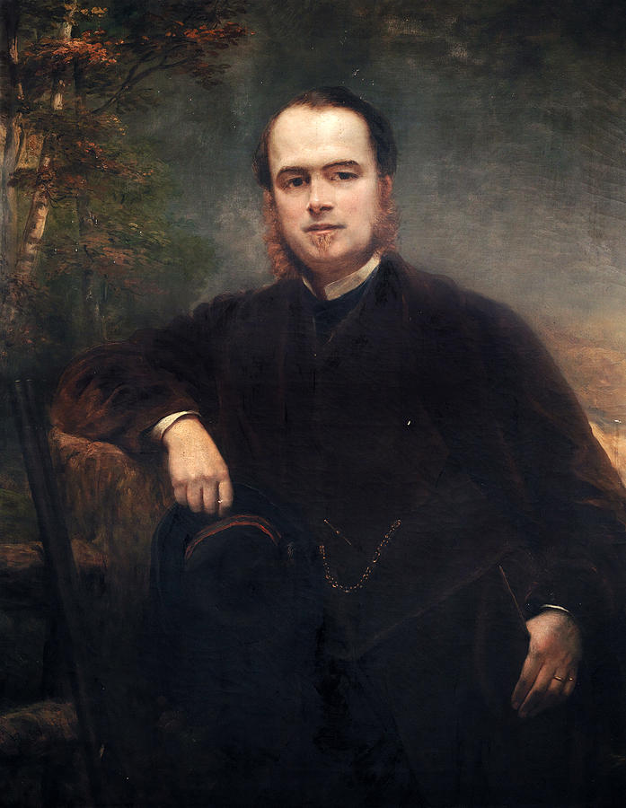 697x900 Charles Du Cane Painting By Henry Richard Graves - Charles Graves Painting