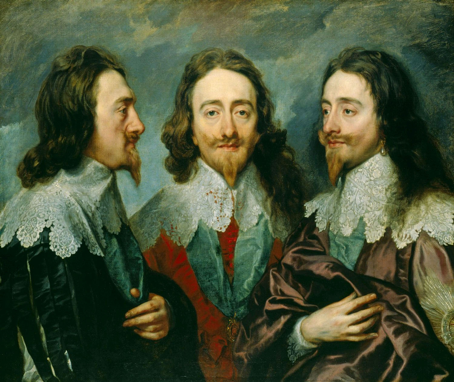1499x1261 Laminated Poster 24x36 Charles I In Three Positions By Anthony - Charles I In Three Positions Painting