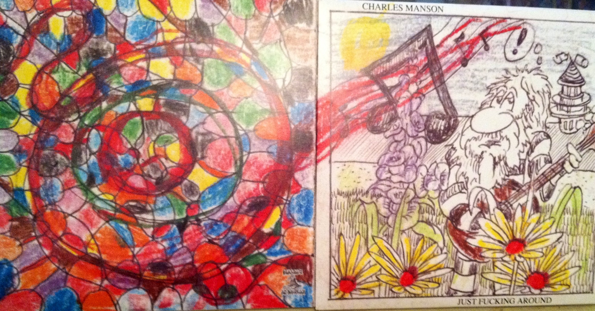 1943x1018 Hollywood Shop Owner Produces Charles Manson On Vinyl - Charles Manson Painting