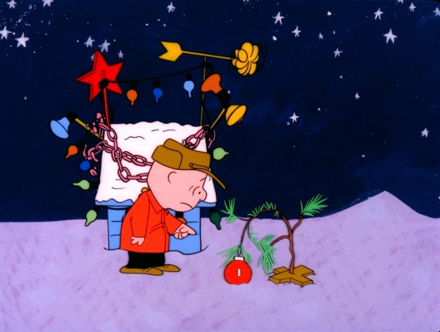640x484 Maine Ly Painting What Would Charlie Say - Charlie Brown Christmas Painting