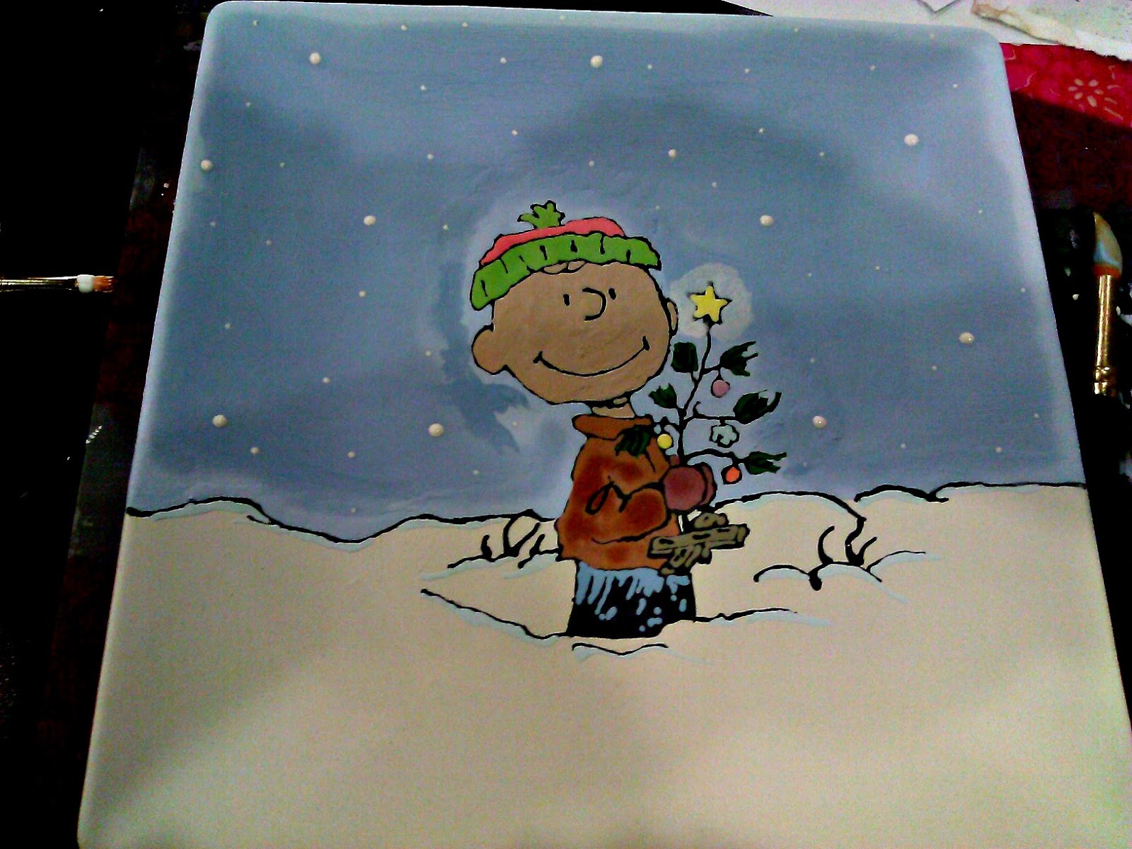 1600x1200 The Arts Amp Crafts By Joyleigh - Charlie Brown Christmas Painting