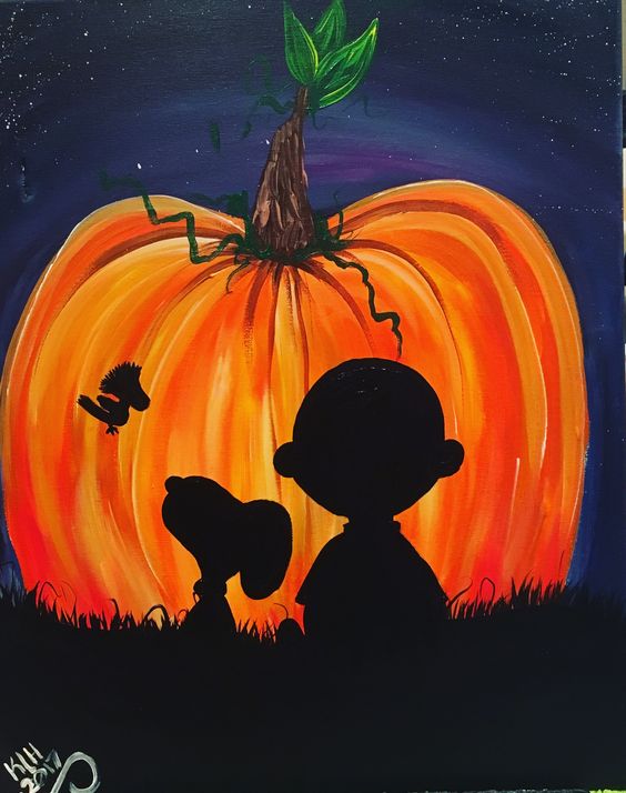 564x714 Drop Your Kids Off Great Pumpkin Charlie Brown Paint Party Great - ...