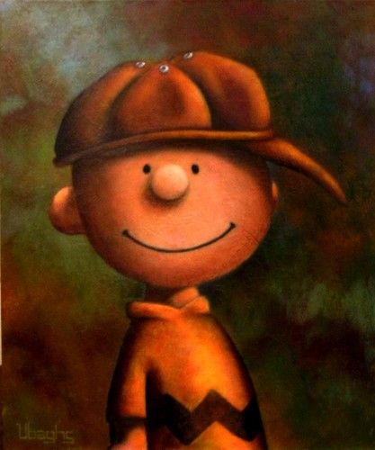 417x500 Good Ol' Charlie Brown. - Charlie Brown Painting