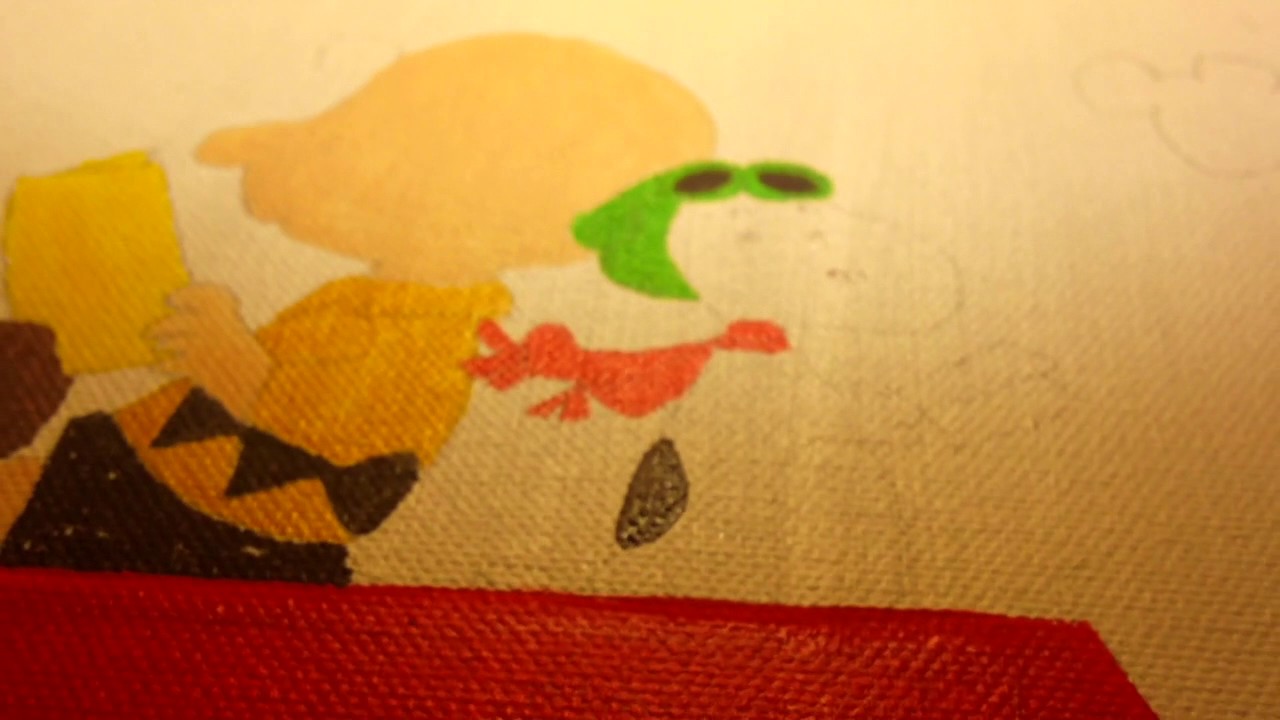 1280x720 Painting Charlie Brown - Charlie Brown Painting