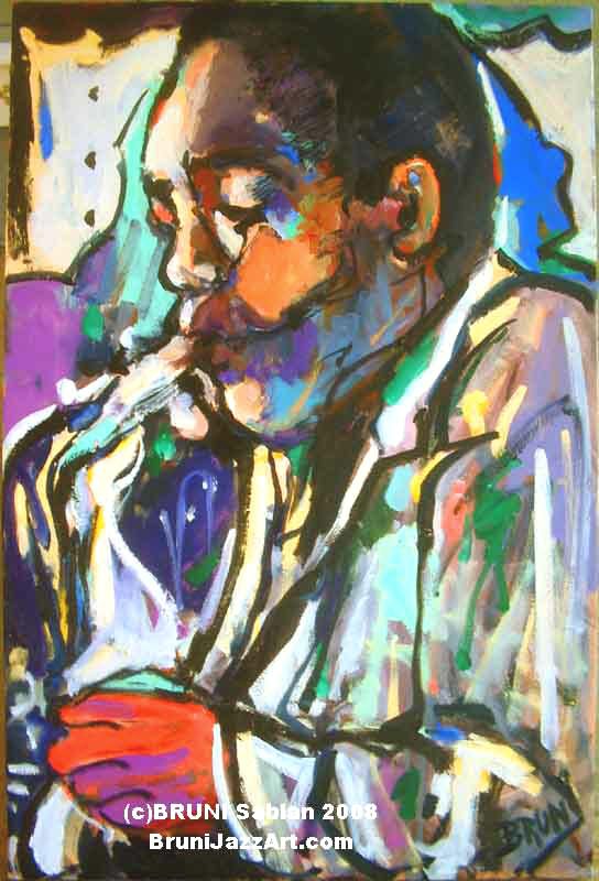 544x800 Bruni Gallery - Charlie Parker Painting