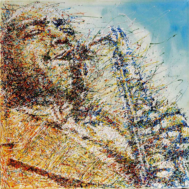 770x770 Saatchi Art Tribute To Charlie Parker 2 Painting By Antonio Montanaro - Charlie Parker Painting