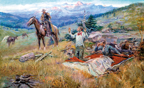 493x300 A Poor Man's Search For Charlie Russell - Charlie Russell Painting