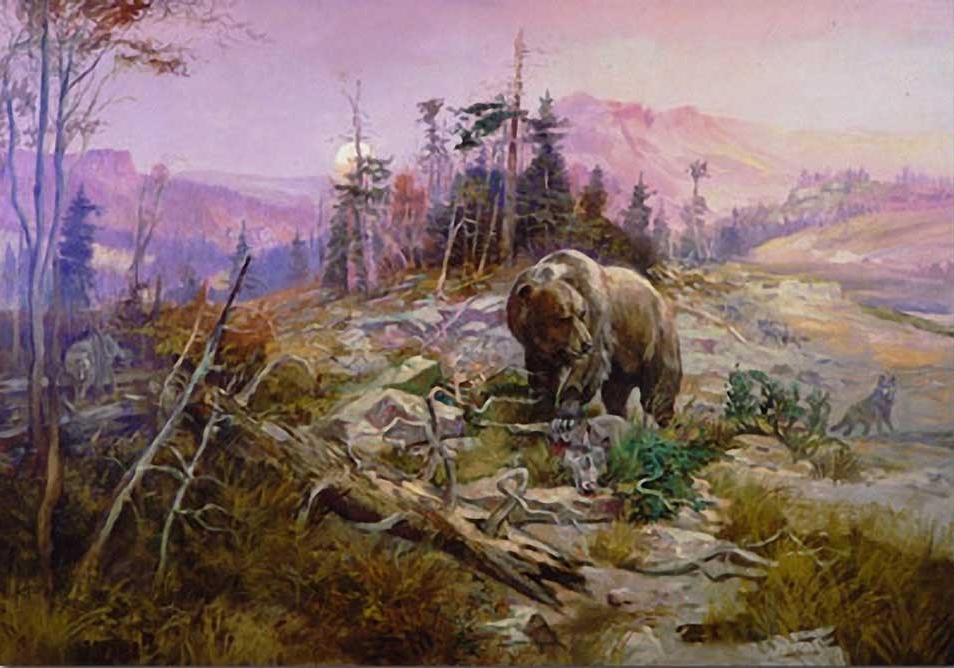 954x668 Fileto The Victor Belongs The Spoils By Charles Marion Russell - Charlie Russell Painting