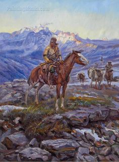236x320 C.m. Russell Art Western Art, Westerns And Cowboys - Charlie Russell Painting