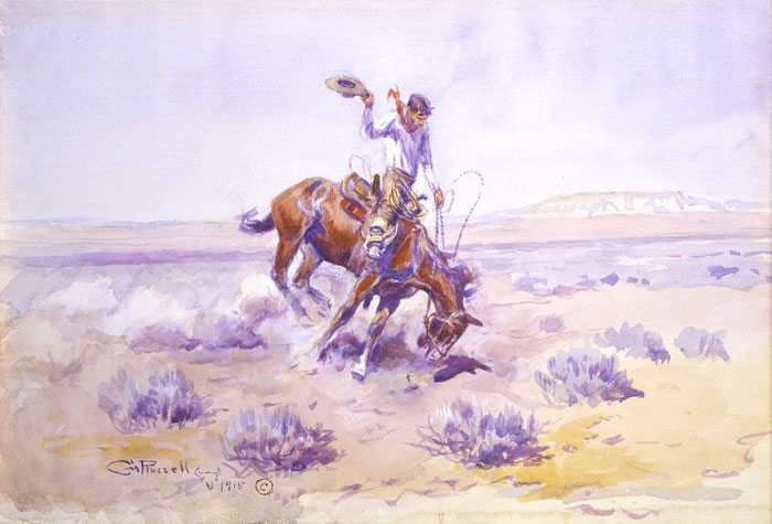 700x475 Charles M. Russel - Charlie Russell Painting