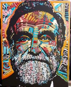 236x288 Abstract Pop Art Painting On Canvas, Charlie Bird Parker, Charlie - Charlie Williams Painting