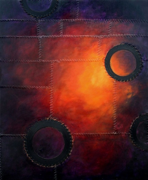 491x597 Abstract Painting By Charlie Williams Wombart - Charlie Williams Painting