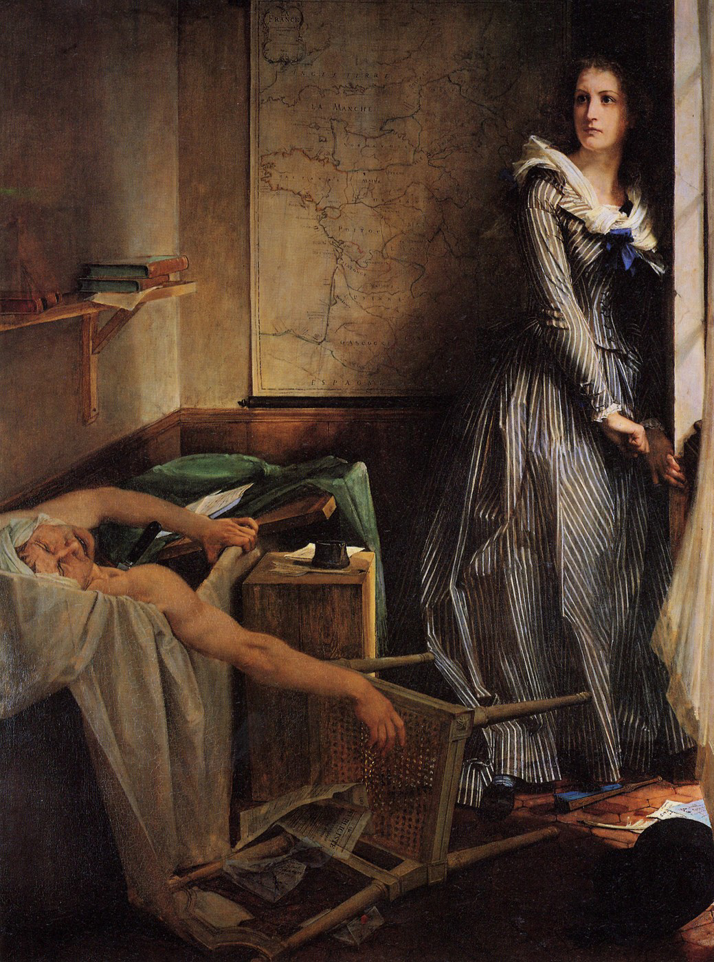 1039x1400 Filecharlotte Corday.jpg - Charlotte Corday Painting