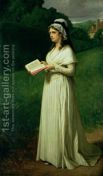 350x600 Portrait Of Charlotte Corday 1768 93 Joseph Nicolas Robert Fleury - Charlotte Corday Painting