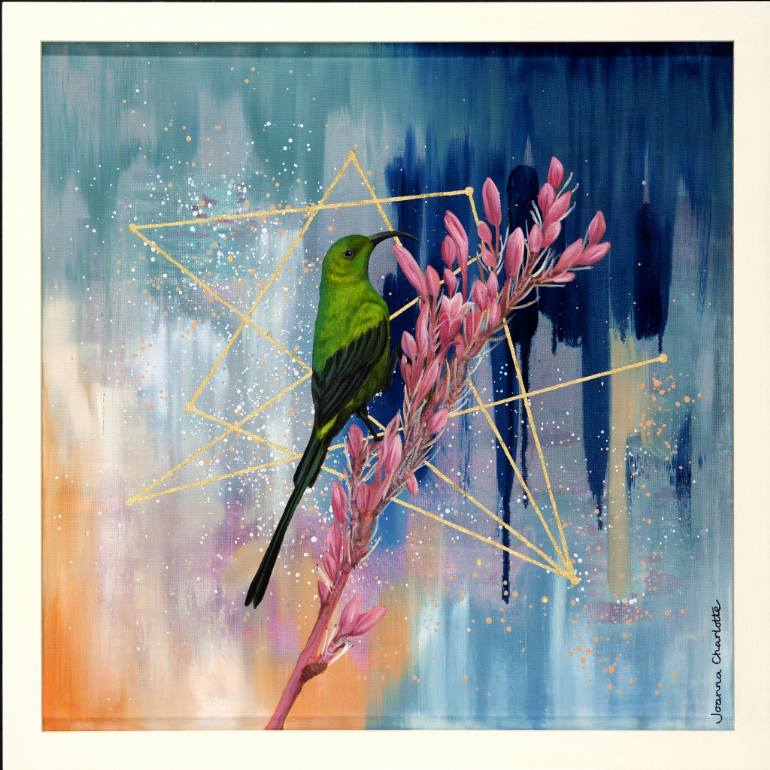 770x770 Saatchi Art Abstract Tropical Ii Painting By Joanna Charlotte - Charlotte Painting