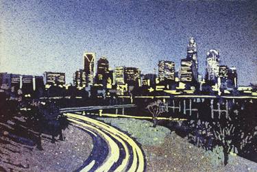 375x251 Charlotte Skyline Paintings For Sale Saatchi Art - Charlotte Skyline Painting